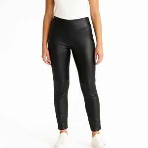 Dynamite - Black Leather Leggings